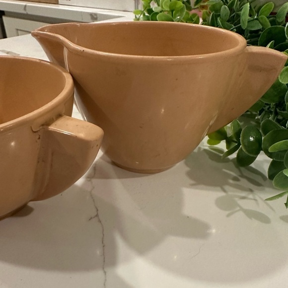 Vintage Melamine  Textured PROLON WARE Brand Cream and Sugar Set - Picture 6 of 8